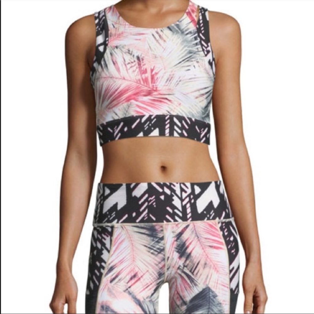 Nanette Lepore Play tropical crop top